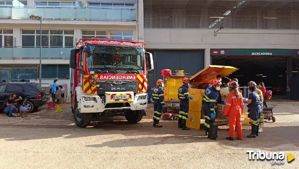 Cuatro agrupaciones de Protección Civil de Ávila, en Alaguás