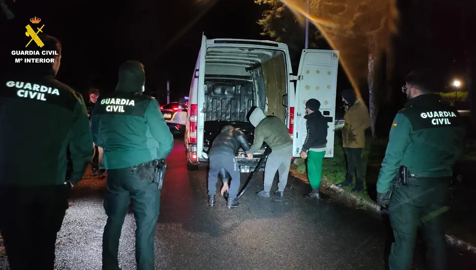 Recuperados 1.500 kilos, golpe al robo de cableado telefónico en la Comarca Barco-Piedrahita