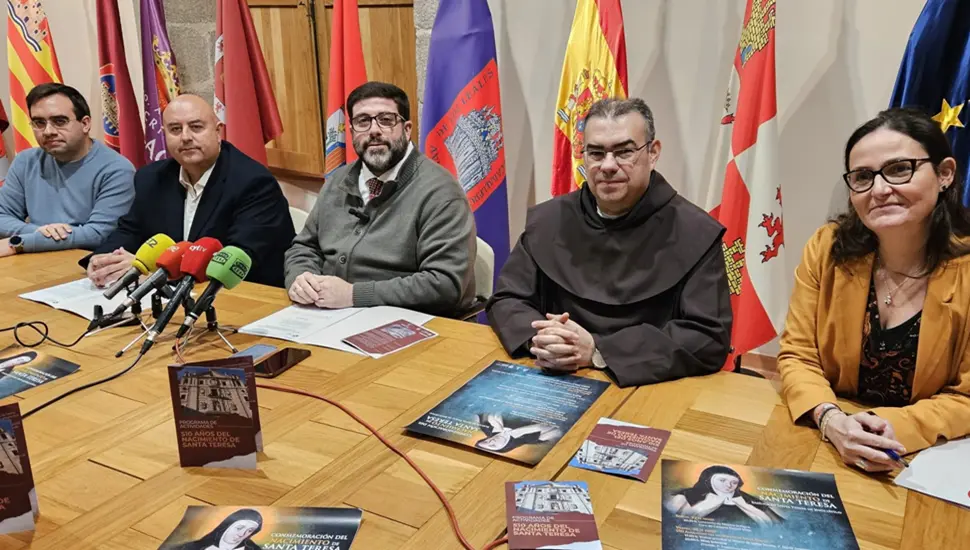 Actividades para conmemorar los 510 años del nacimiento de Santa Teresa en Ávila