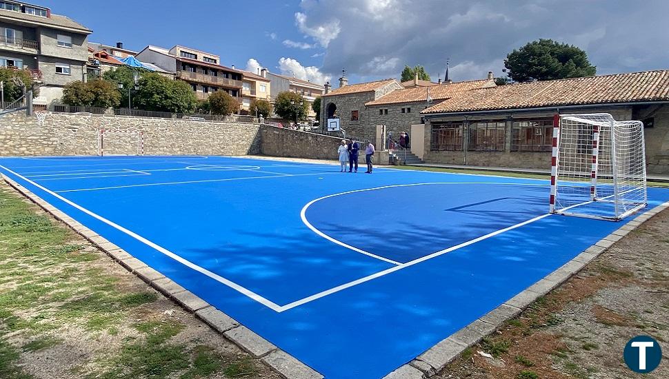 Peguerinos renueva su pista polideportiva