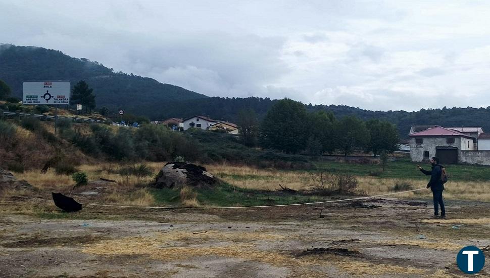 Replanteo de la parcela del Parque de Bomberos de Arenas