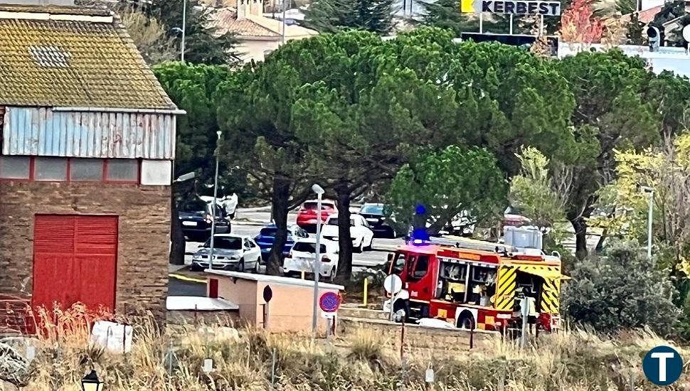 Fuga de agua y filtración en el Hospital de Ávila