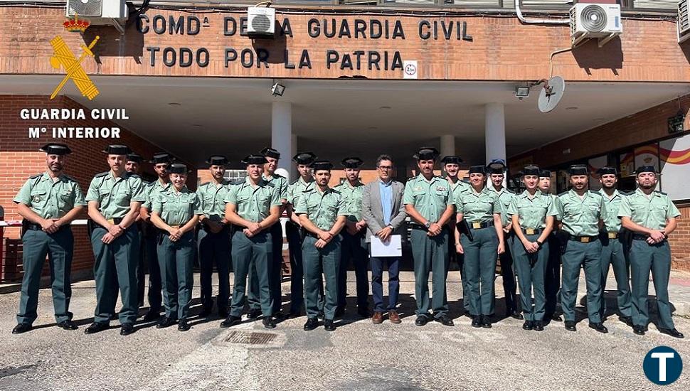 Alumnos en prácticas refuerza la plantilla de la Guardia Civil en Ávila