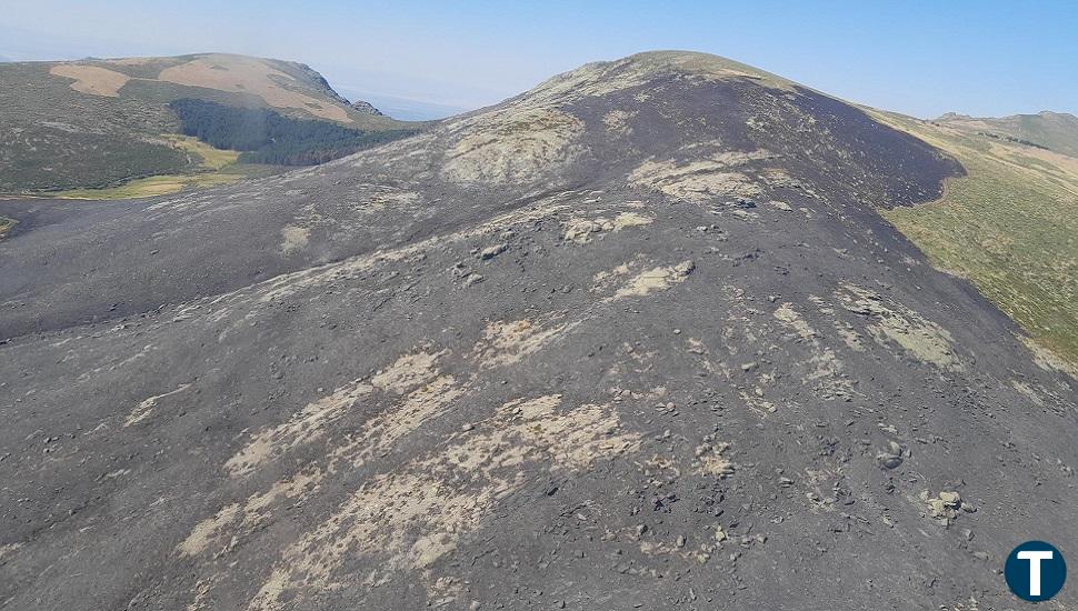 Controlado el fuego en San Esteban del Valle