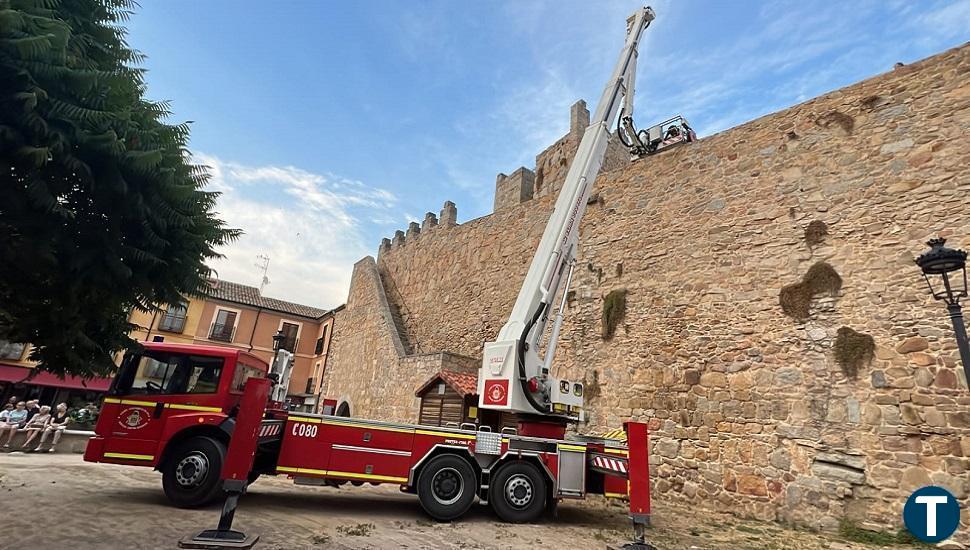 Rescate de altura en la Muralla