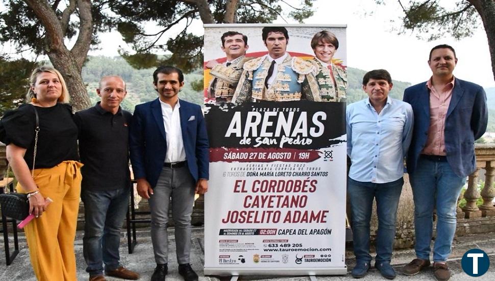 El Cordobés, Cayetano y Joselito Adame en Arenas de San Pedro