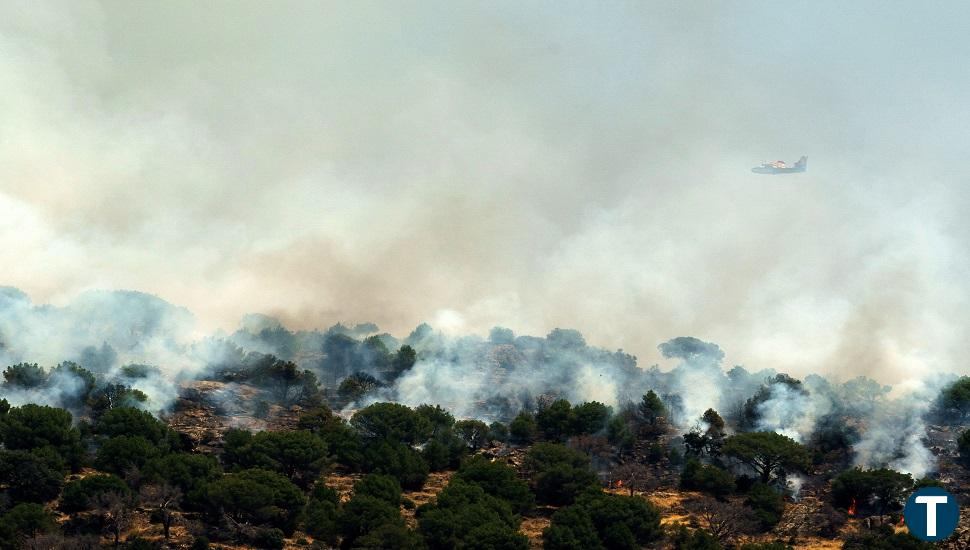 Las estimaciones del fuego de Cebreros elevan a 4.400 las hectáreas afectadas