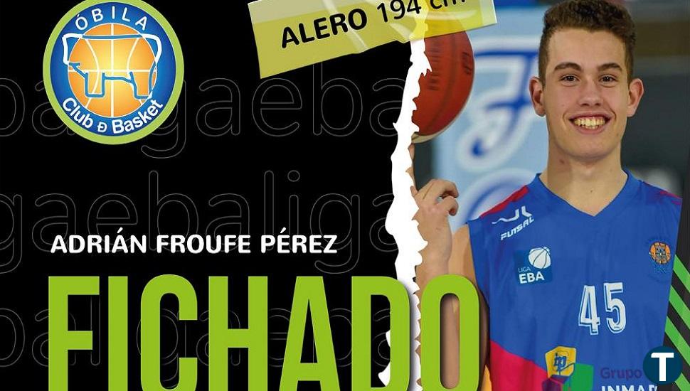 Adrián Froufe, primera incorporación del Óbila Club de Basquet