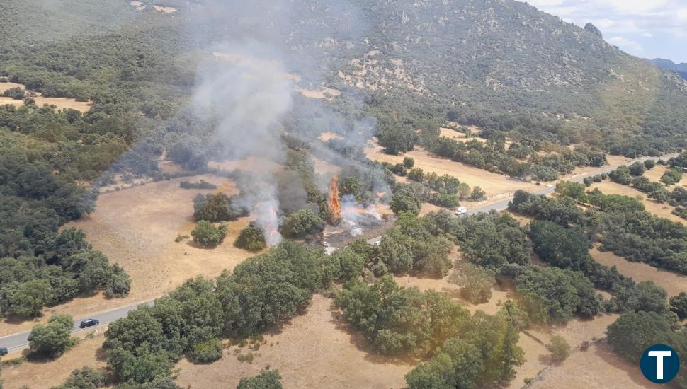 El fuego de Los Llanos de Tormes baja a nivel 0 y se da por controlado   