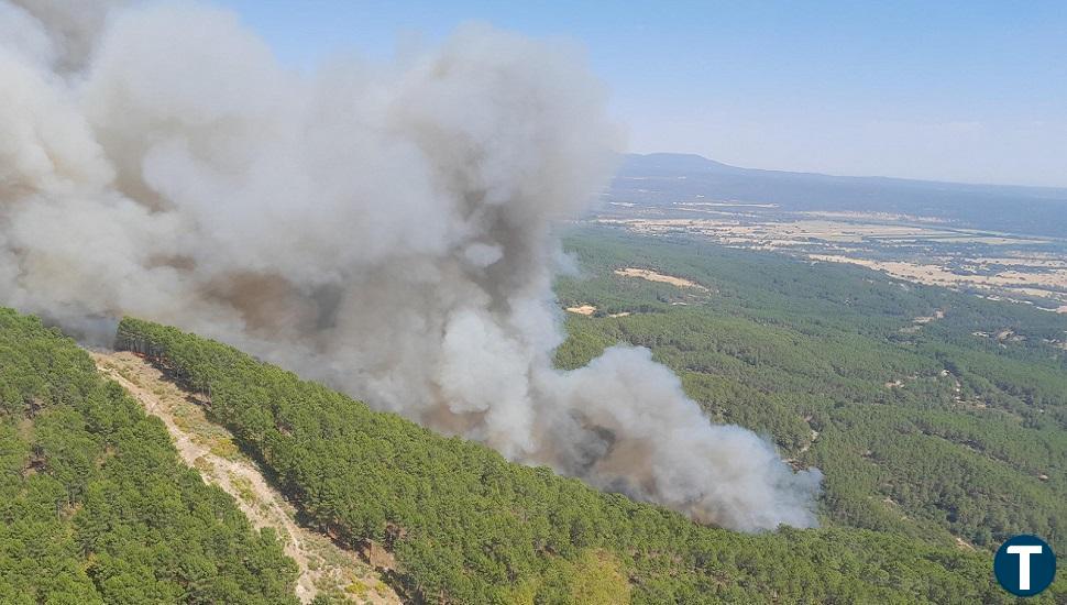 Declarado de nivel 1 un incendio de Santa Cruz del Valle