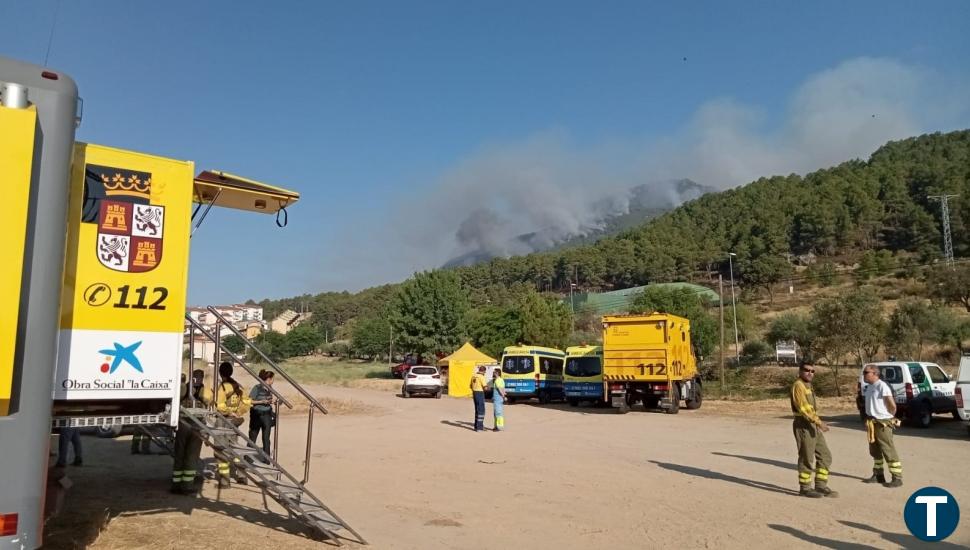 Baja a nivel 1 el fuego de Santa Cruz del Valle