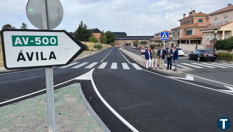 La Junta invierte 1,6 millones en la renovación del firme de la AV-500 en el tramo Ávila-Urraca Miguel   