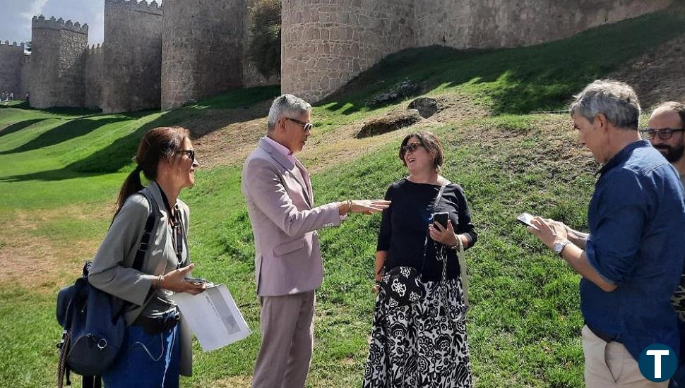 El nuevo programa de televisión de Boris Izaguirre graba uno de sus capítulos en Ávila