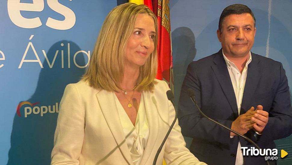 Alicia García, candidata del PP a la Alcaldía de Ávila