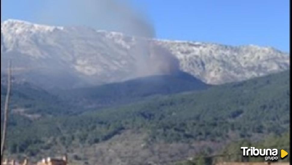 Declarado un incendio en el término de Guisando