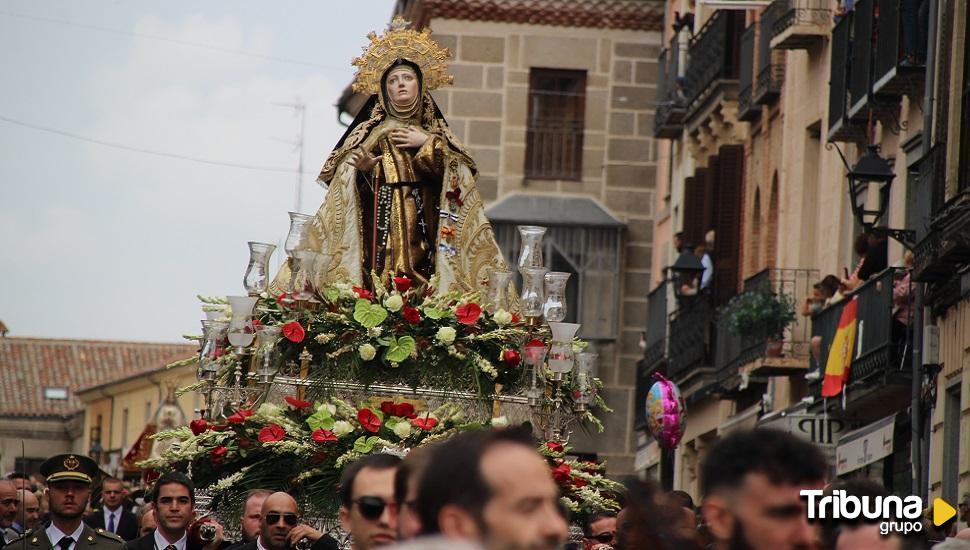 Ávila honra a su patrona por las calles de la ciudad 