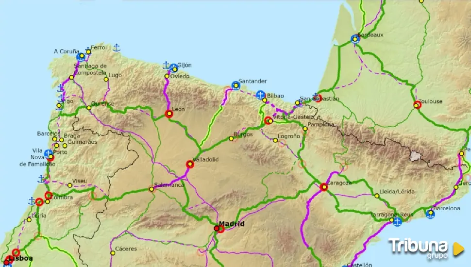 Ávila, excluida del transporte de mercancías del Corredor Atlántico