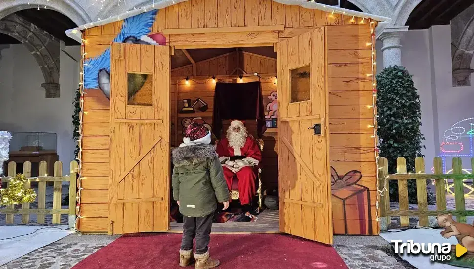 'La Casa de Navidad' recibe la visita de Papá Noel