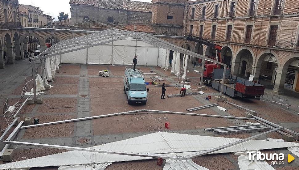 Carpa para disfrutar del Carnaval en Ávila