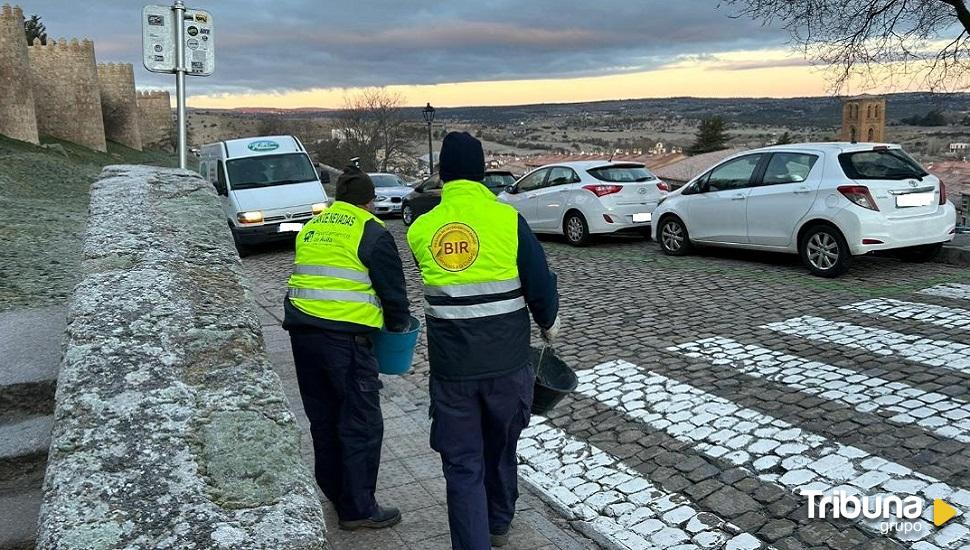 La ciudad se prepara para la previsión de nieve y bajas temperaturas