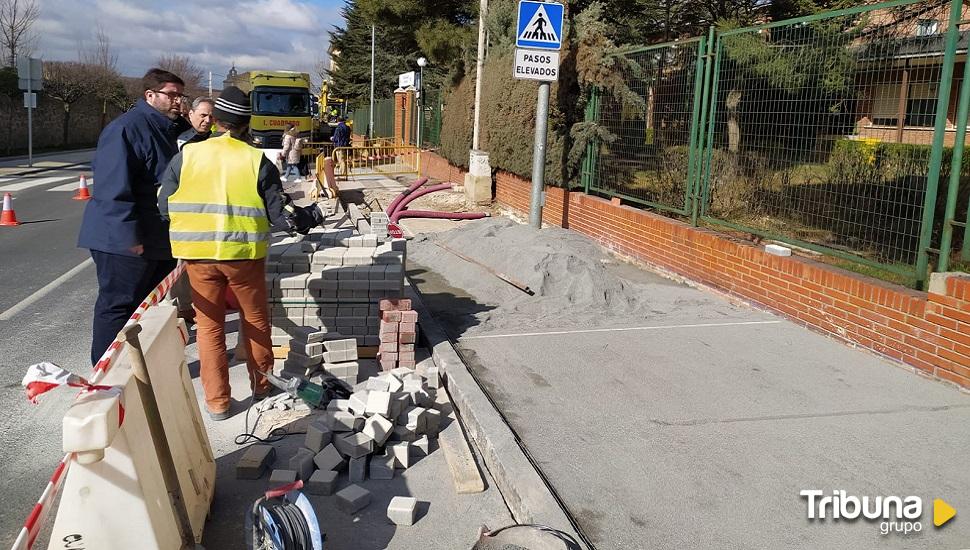 El Plan de Aceras mejora la accesibilidad en la calle Santa Fé