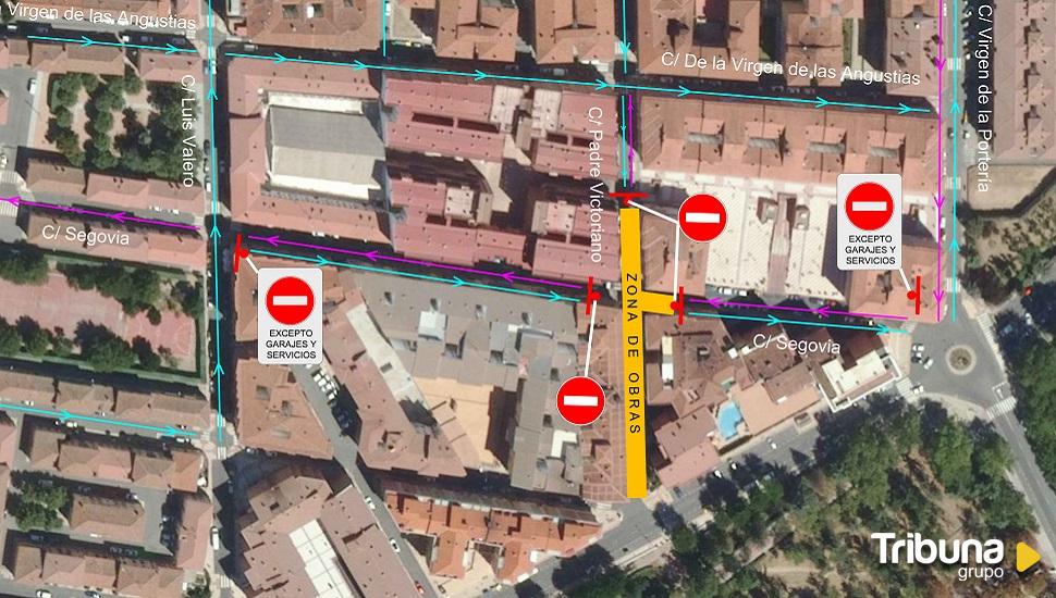 Modificación del tráfico en la calle Segovia