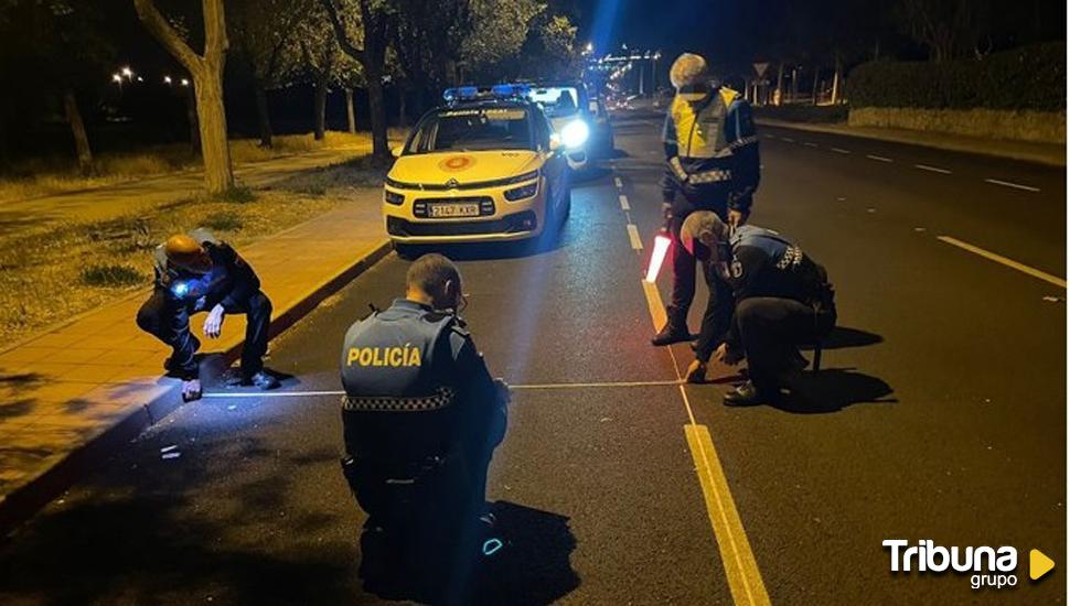 Herido grave un hombre atropellado en la carretera de Burgohondo