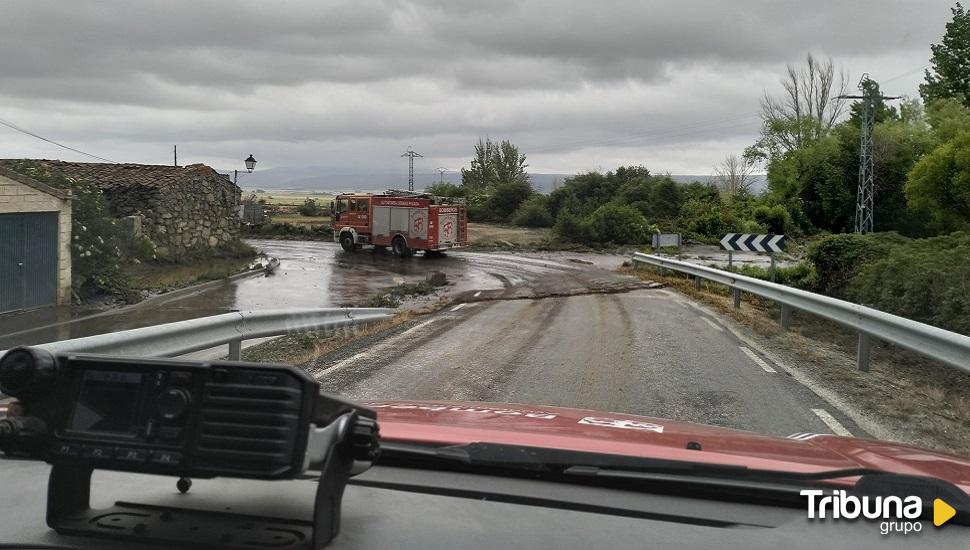 Las lluvias de la nueva DANA dejan inundaciones en la provincia de Ávila