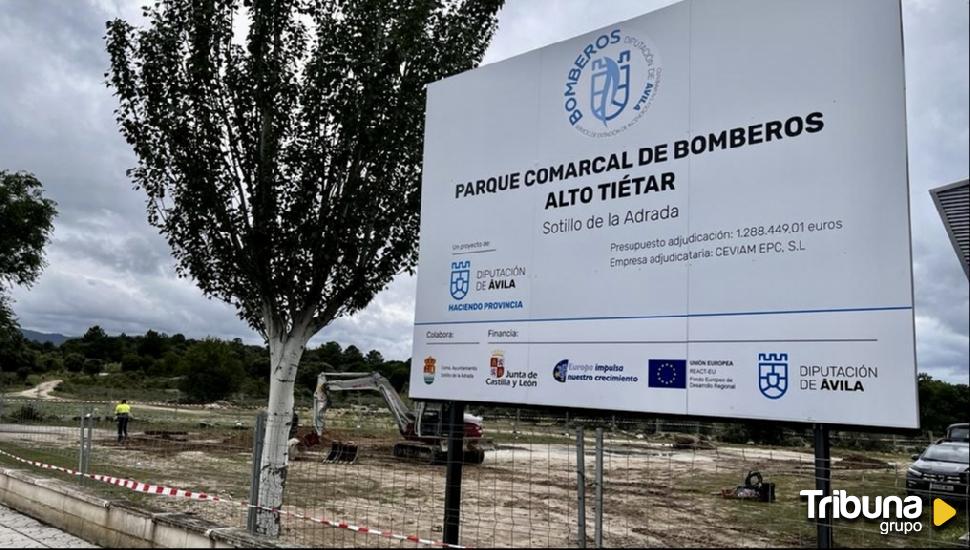 En construcción tres de los cinco parques comarcales de bomberos de Ávila