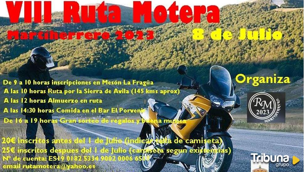 La Ruta Motera de Martiherrero recorrerá 145 kilómetros por la Sierra de Ávila y el norte de Gredos