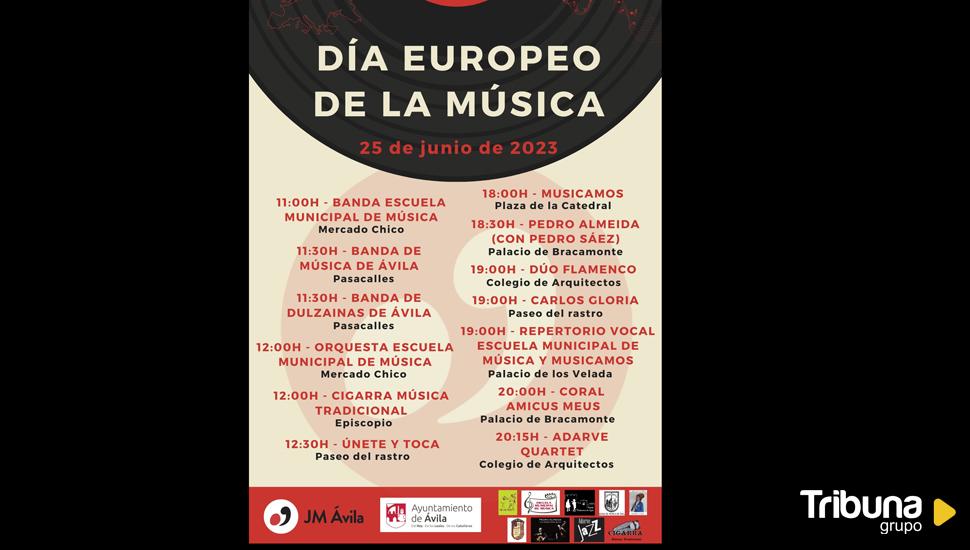 Docena de agrupaciones en diversos espacios de Ávila en el Día de la Música