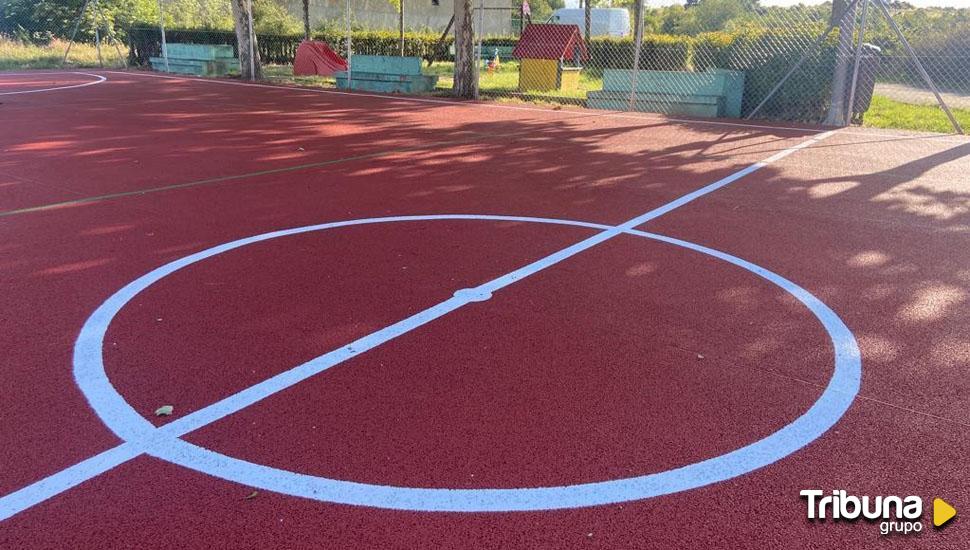 Renovación de pistas polideportivas en Alamedilla del Berrocal y Aldea del Rey Niño