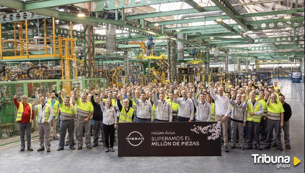 La planta de Nissan en Ávila supera el millón de piezas