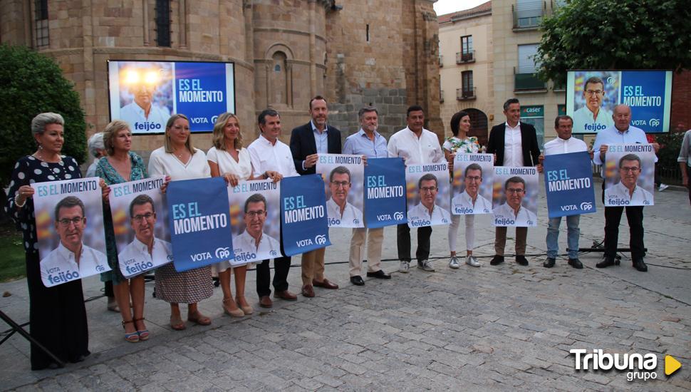 Palencia: "Es el momento de que Feijóo abra las puertas de Madrid a Ávila"