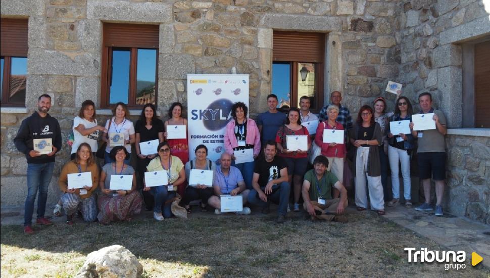 Skylab clausura en Hoyos del Espino su primer curso de formación 