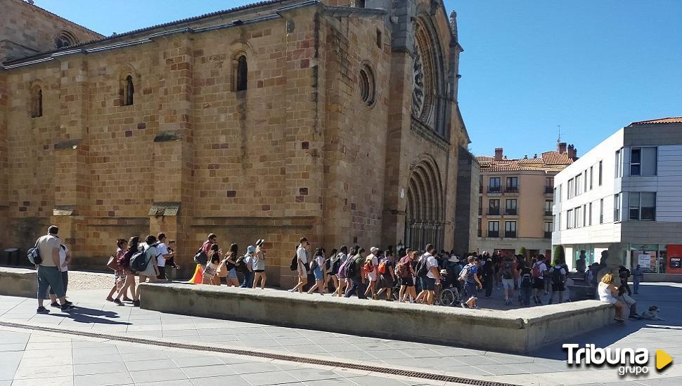 La JMJ deja el paso de cerca de 2.000 peregrinos por Ávila