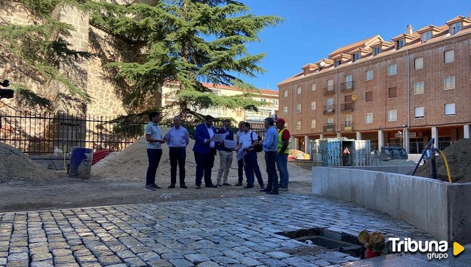 Avanzan las obras que dejarán una plaza de San Francisco más accesible y sostenible