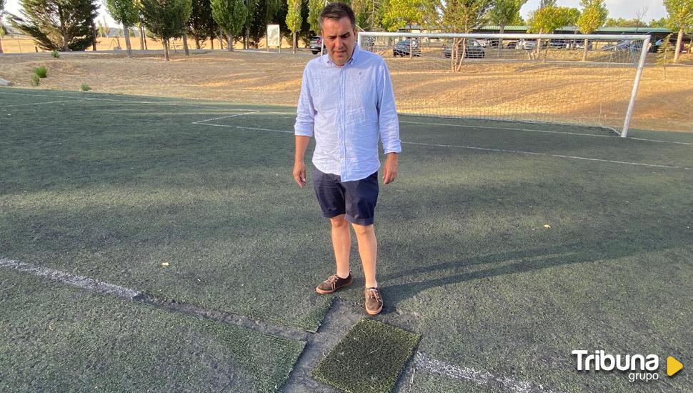 Por Ávila reitera la demanda a la Diputación de la mejora del campo de césped de Naturávila