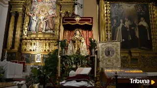 Primera misa de la Novena en honor a Santa Teresa de Jesús