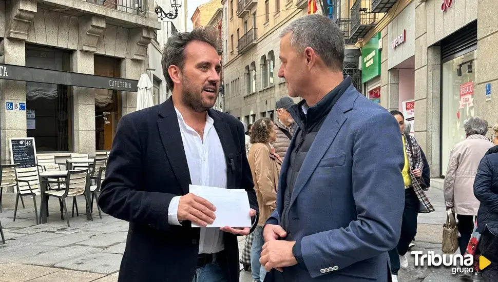 Los ediles populares "ponen a trabajar" a Por Ávila por el comercio de la ciudad