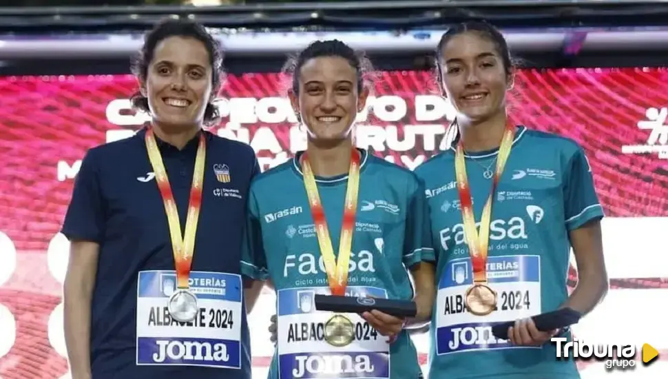 Bronce para Carla Jiménez en la Milla del Campeonato de España en Ruta