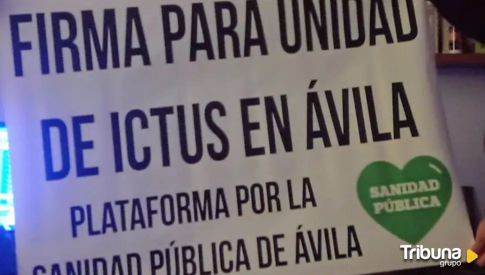 Firmas para impulsar la una Unidad de Ictus en el Hospital de Ávila