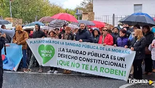 Arévalo pide en la calle un centro de salud de calidad