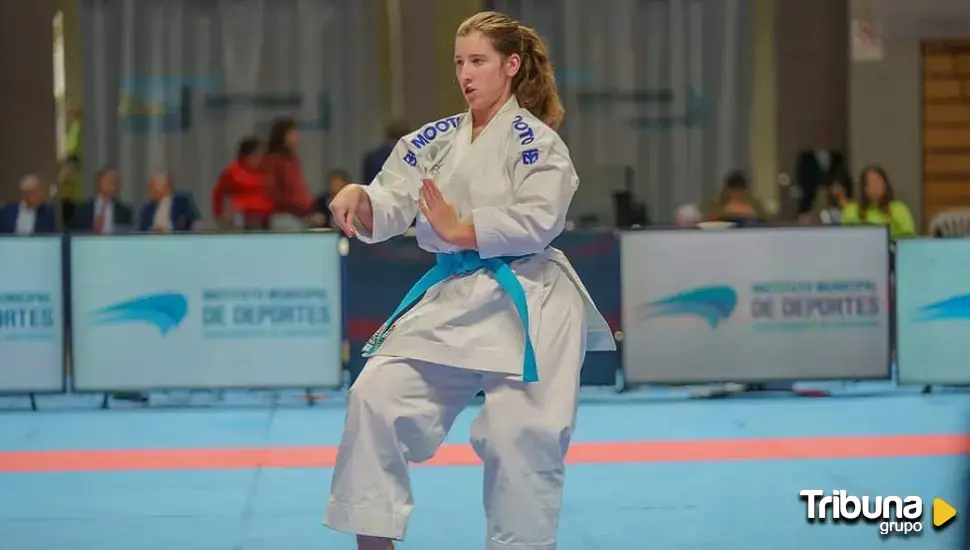 Lucia Sánchez, oro en la Liga Nacional de Para karate