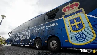 Atacado en Ávila el autobús del Real Oviedo antes del partido de Copa