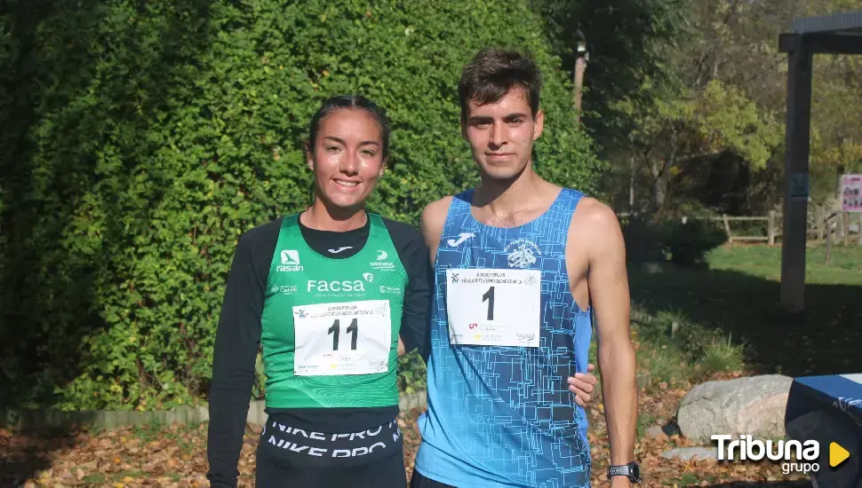 Alejandro Galindo y Carla Jiménez ganan el Cross Ciudad de Ávila