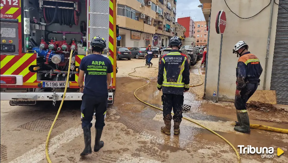 Llega a Valencia un convoy de ayuda de la Diputación de Ávila