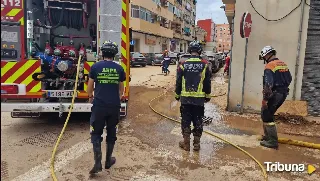 Llega a Valencia un convoy de ayuda de la Diputación de Ávila