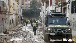 32 efectivos y 5 vehículos de Ávila colaboran en la zona afectada por la DANA