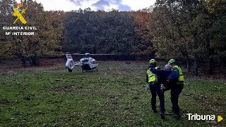 Auxiliado a un octogenario desorientado y agotado en el Paraje La Barranca en El Tiemblo